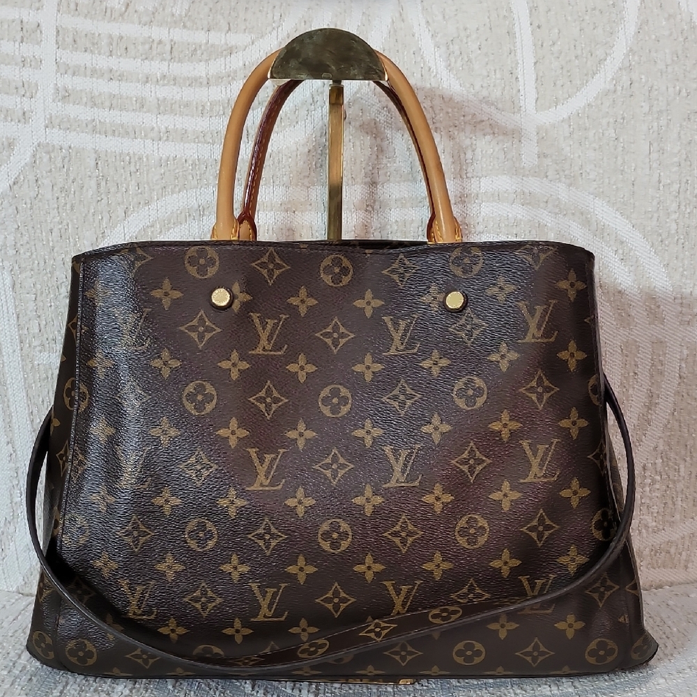 Louis Vuitton Montaigne GM  Brown Monogram Tote